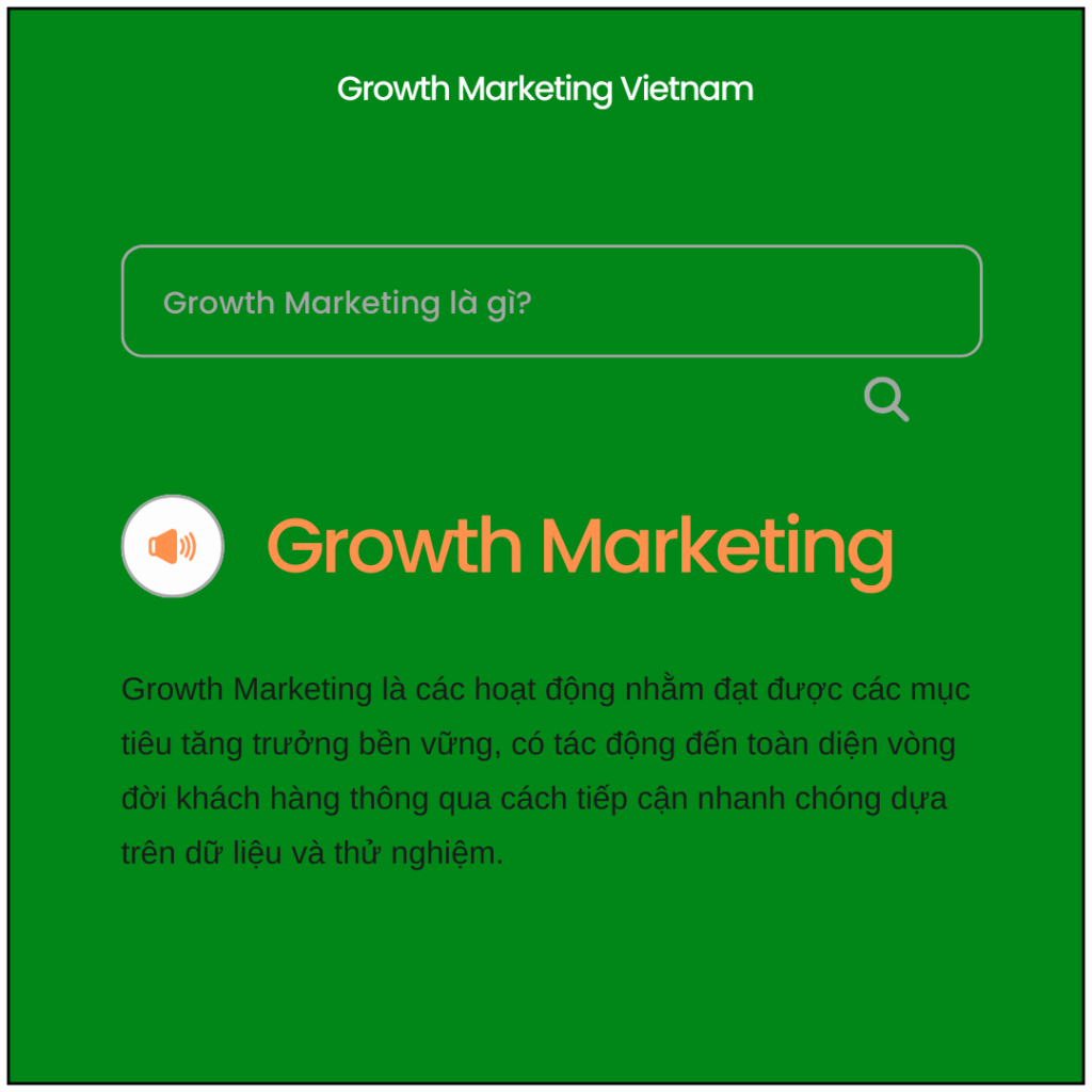 Growth Marketing là gì? Khái niệm Growth Marketing
